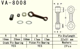 vesrah-korbowod-kawasaki-kx-125-kx125-98-02-va8008-made-in-japan