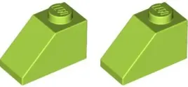 lego-skos-45-2x1-3040-4537925-limonkowy-2-szt