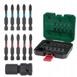 parkside-adapter-udarowy-1-2-na-1-4-cala-71-nm-z-bitami-torx-11-elementow