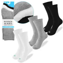 scotchandsoda-skarpety-meskie-dlugie-3-pary-bawelna-kolor-mix-logo-41-46