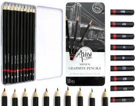 olowki-zestaw-olowkow-do-szkicowania-10szt-do-rysowania-profesjonalne-etui