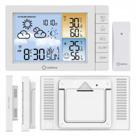 Zdjęcie produktu Stacja pogodowa PROGNOZA pogody METEO czujnik zewnętrzny WYŚWIETLACZ zegar