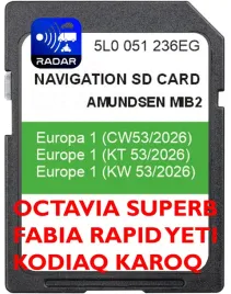 mapa-sd-gps-skoda-amundsen-mib2-2026-v22-superb-octavia-rapid-fabia