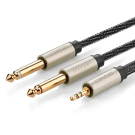 ugreen-przewod-kabel-audio-trs-mini-jack-3-5mm-do-2x-ts-6-35mm-2m-w