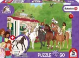 puzzle-60-el-klub-jezdziecki-schleich