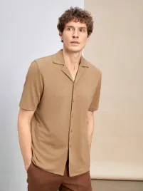 shein-brazowa-meska-koszula-teksturowa-z-krotkim-rekawem-casual-l-76741