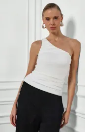 missguided-biala-dopasowana-bluzka-na-jedno-ramie-marszczenia-m-13154