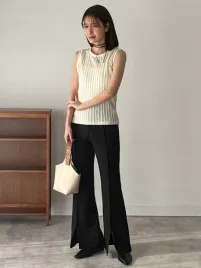 shein-czarne-eleganckie-spodnie-flary-wysoki-stan-l-50527