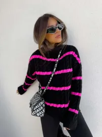 sweter-golf-by-me-inko-czarny-rozowy
