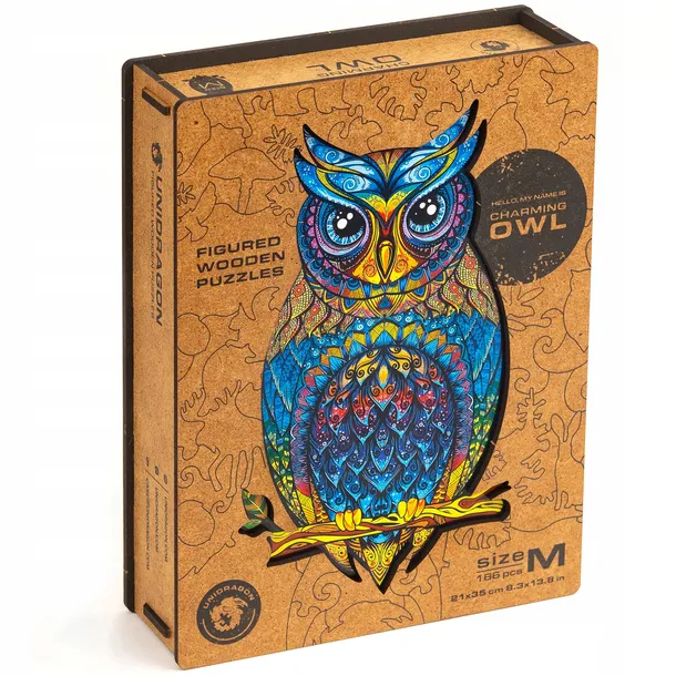 puzzle-unidragon-186-elementow-sowa-material-drewno