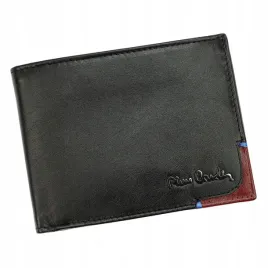 portfel-meski-skorzany-pierre-cardin-czarny-z-czerwonym-8804-elegancki