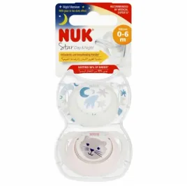 nuk-smoczek-star-day-night-silikonowy-0-6m-rozowy