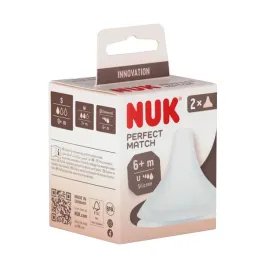 nuk-perfect-match-smoczek-u-uniwersalny-6m-or-smoczek-silikonowy-do-butelki
