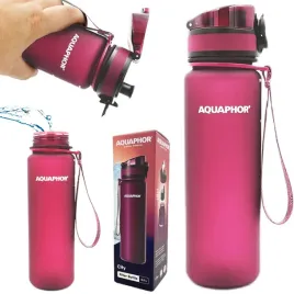 butelka-filtrujaca-bidon-filtr-aquaphor-0-5-l-bordowa