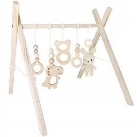 stojak-edukacyjny-gimnastyczny-drewniany-bukowy-baby-gym-dzieci-niemowlat