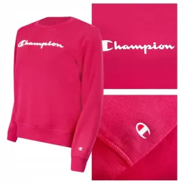 champion-bluza-damska-crewneck-rozowa-wada-fabryczna-rozmiar-l