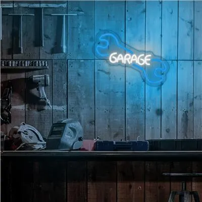 neon-plexi-led-garage-blekit-bialy-neolia-stan-nowy-wysokosc-produktu-10-cm