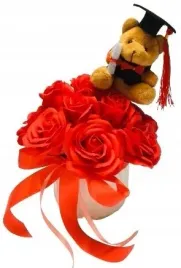 kwiaty-mydlane-bukiet-czerwone-roze-mis-matura-egzamin-upominek-prezent-box