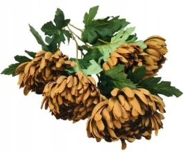 bukiet-duzy-chryzantemy-brazowe-sztuczne-liscie-do-flakonu-na-cmentarz-grob