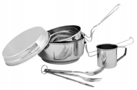 zestaw-turystyczny-metalowy-piknikowy-garnek-talerz-sztucce-biwak-namiotem