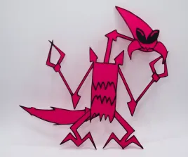 kurvinox-kurwinox-figura-scienna-3d-kapitan-bomba-rozowy