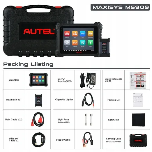 autel-maxisys-ms909-flash-programowanie-online-topologia-diag-ev-hev-stan-nowy