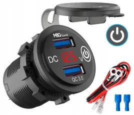 gniazdo-ladowarka-do-zapalniki-motoru-samochodu-qc-3-0-woltomierz-12v-24v