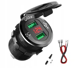 ladowarka-usb-freedconn-2x-qc3-0-wodoodporna-z-woltomierzem