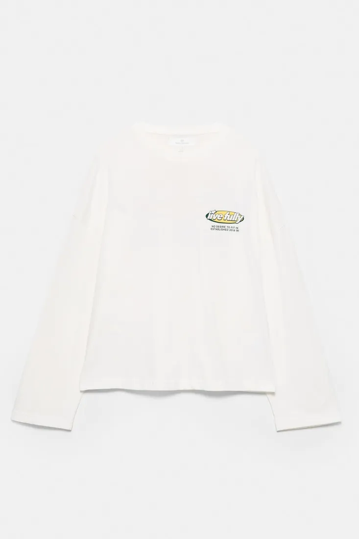 biala-koszulka-z-grafika-i-tekstem-pullandbear-m-stan-nowy