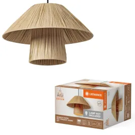 lampa-sufitowa-wiszaca-dekoracyjna-e27-zwis-brazowy-bambus-decor-ledvance