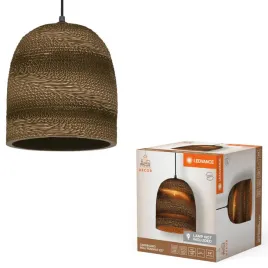 lampa-sufitowa-wiszaca-dekoracyjna-e27-zwis-brazowy-karton-decor-ledvance