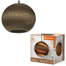 lampa-sufitowa-wiszaca-dekoracyjna-e27-zwis-brazowy-karton-decor-ledvance