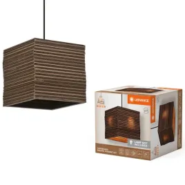 lampa-sufitowa-wiszaca-dekoracyjna-e27-zwis-brazowy-karton-decor-ledvance