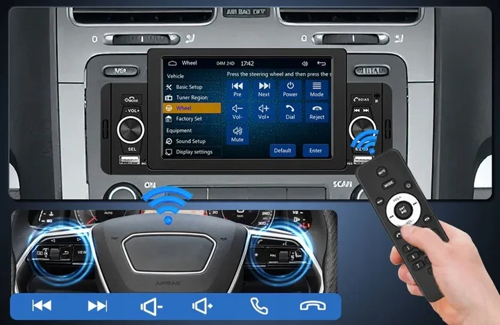 radio-samochodowe-1-din-usb-dotykowe-android-auto-carplay-mirror-link-stan-nowy