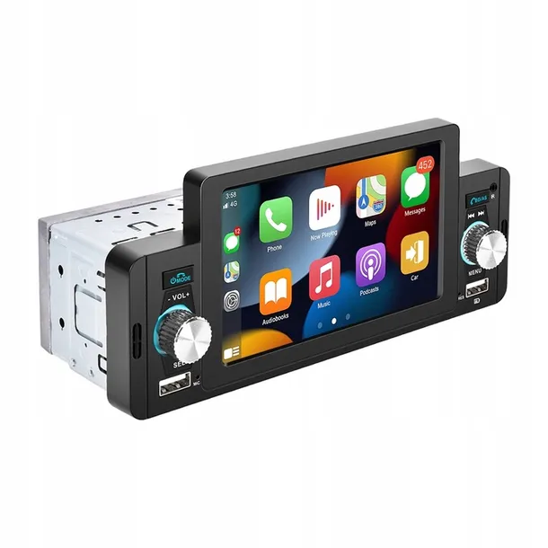 radio-samochodowe-1-din-usb-dotykowe-android-auto-carplay-mirror-link-stan-opakowania-oryginalne