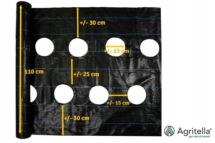 agrotkanina-11x50m-z-otworami-90g-czarna-uv-mata-na-chwasty-pod-truskawki-kolor-czarna