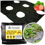 agrotkanina-32x10m-z-otworami-90g-7-rzedow-czarna-uv-pod-truskawki-ogorki