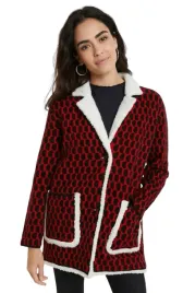 plaszcz-damski-desigual-denver-zimowy-dzianinowy-czerwony
