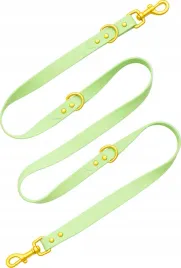 smycz-dla-psa-hexa-wodoodoporna-przepinana-pistacjowa-400cm-4m-tasma-2cm