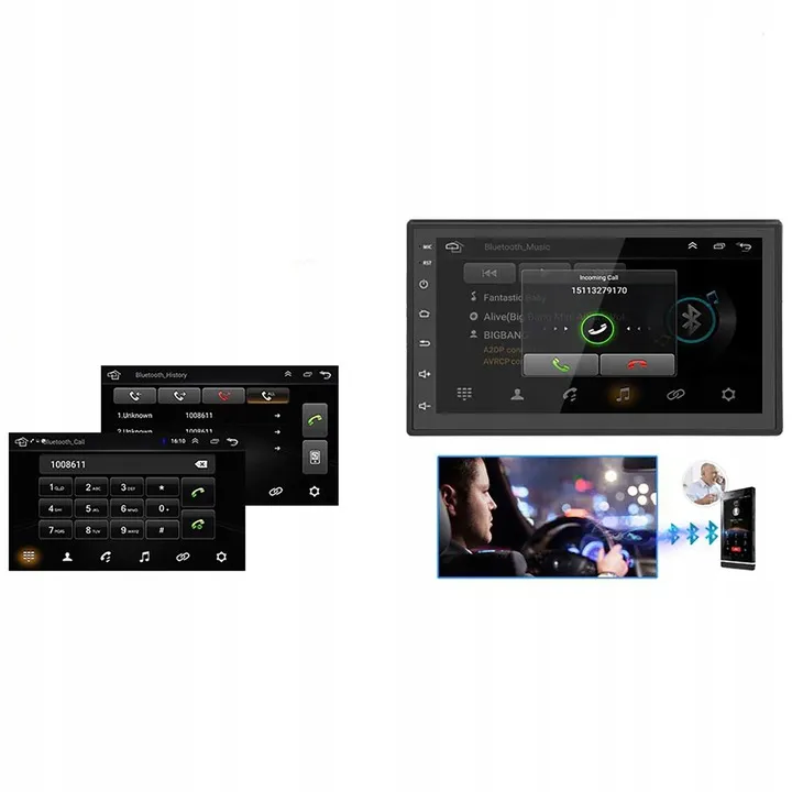 mega-radio-samochodowe-android-bluetooth-wifi-usb-2din-gps-mikrofon-stan-nowy