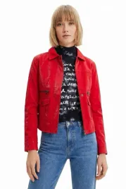 kurtka-damska-desigual-cleveland-z-eko-skory-czerwona