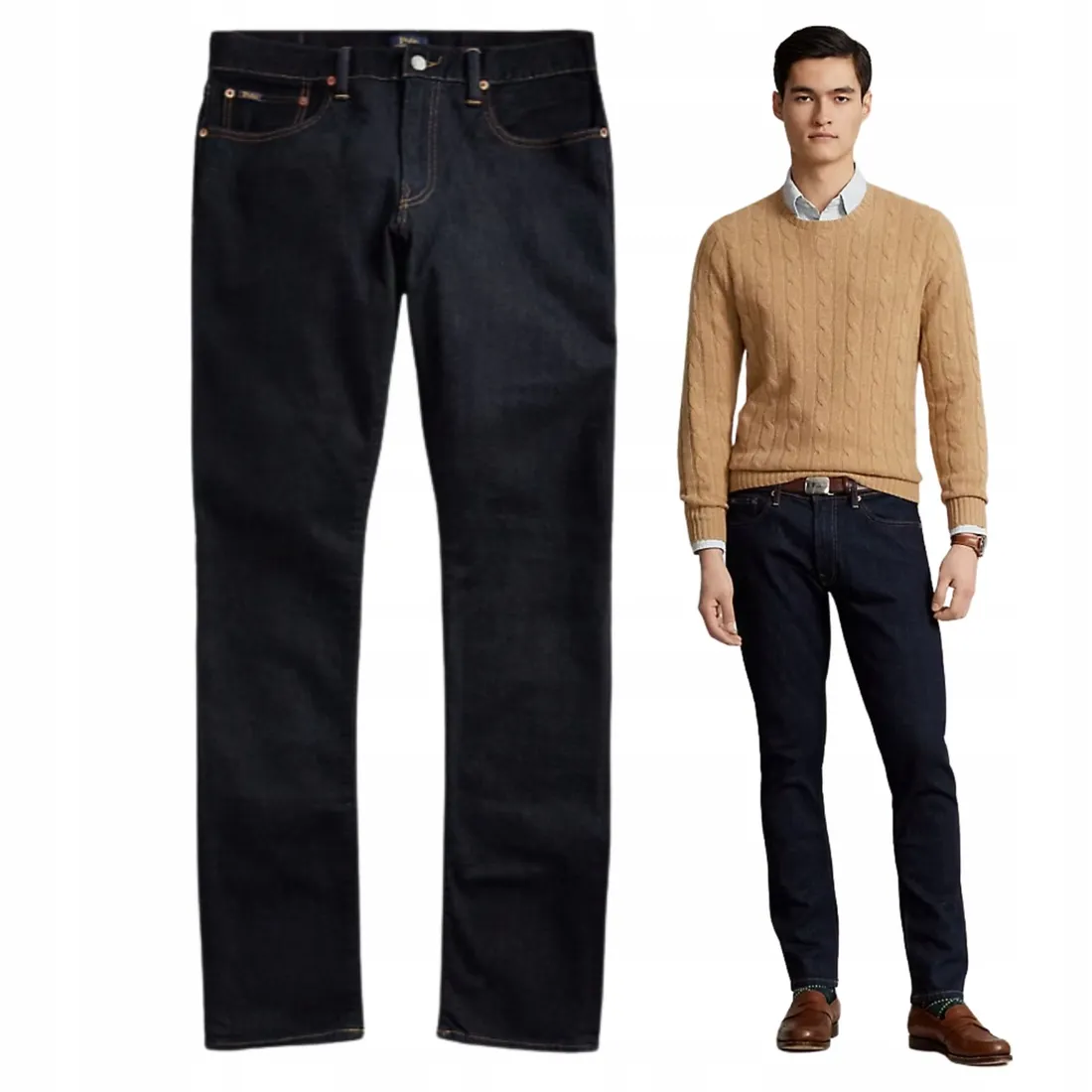 spodnie-jeansowe-ralph-lauren-sullivan-slim-30x32-denim-jeans-meskie-slim-stan-nowy