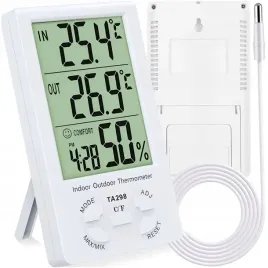 stacja-pogodowa-termometr-zewnetrzny-higrometr-lcd-zegar-z-sonda