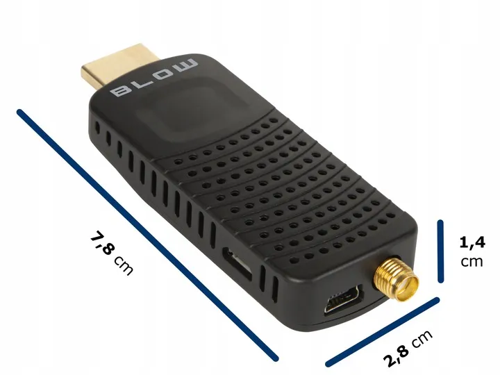 dekoder-tuner-tv-dvb-t2-hevc-h-265-full-hd-mini-stick-pilot-baterie-stan-nowy-marka-blow