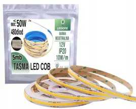 tasma-led-cob-12v-480-diod-na-metr-neon-neutralny-5m-linia-swiatla-led