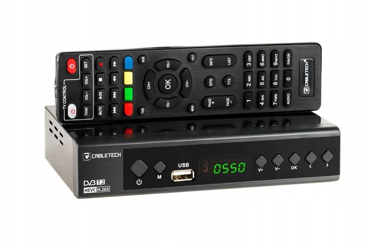tuner-dvb-t2-dvb-c-hevc-h-265-10bit-dekoder-tv-naziemnej-cabletech-stan-nowy-zlacza-cyfrowe-wyjscie-koaksjalne-hdmi-scart-euro-usb-zlacze-antenowe