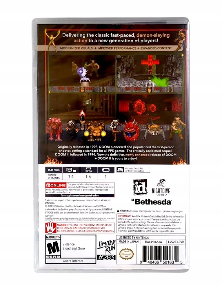 doom-doom-ii-2-limited-run-rarytas-import-switch-nowa-stan-nowy