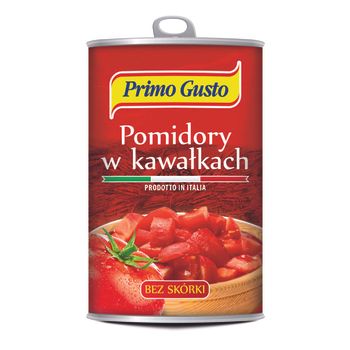 Primo Gusto Pomidory w kawałkach w puszce 400g
