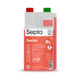 Zdjęcie produktu SEPTA SANITAR BC3 1L SAMODOZUJĄCY PŁYN DO MYCIA I DOCZYSZCZANIA ŁAZIENEK