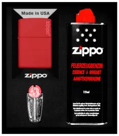 zestaw-zippo-zapalniczka-red-matte-logo-prezentowy-no1